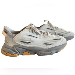 Adidas Ozweego Celox Sneakers InA Grey/Acid Orange Size 5 1/2